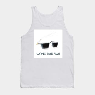 Wong Kar Wai Sunglasses and Cigarettes Tank Top